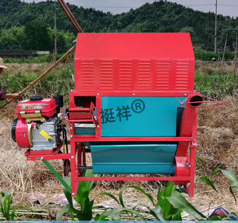 油菜脱粒机机版打谷机家用小型收谷机器农用水稻油菜籽收割机新款油菜