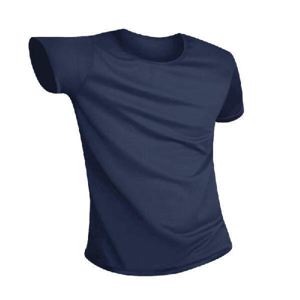 t恤黑科技纳米圆领透气速干短袖t恤男大码夏季衣服半袖短 防水t灰色