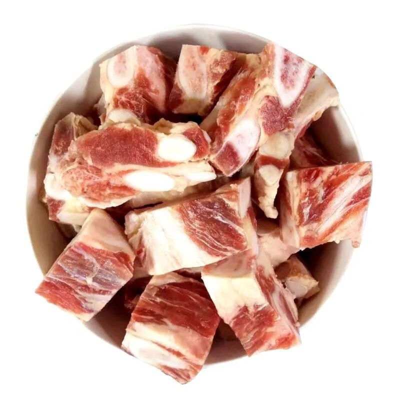 清真新鲜牛胸骨胸肋脆骨牛仔骨原切骨脆骨带肉纯骨雪花四斤牛胸骨