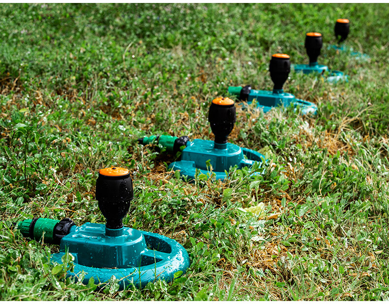 建筑洒水器降温大面积厂房铁皮屋顶旋转喷水浇水喷淋喷头设备 80米pe