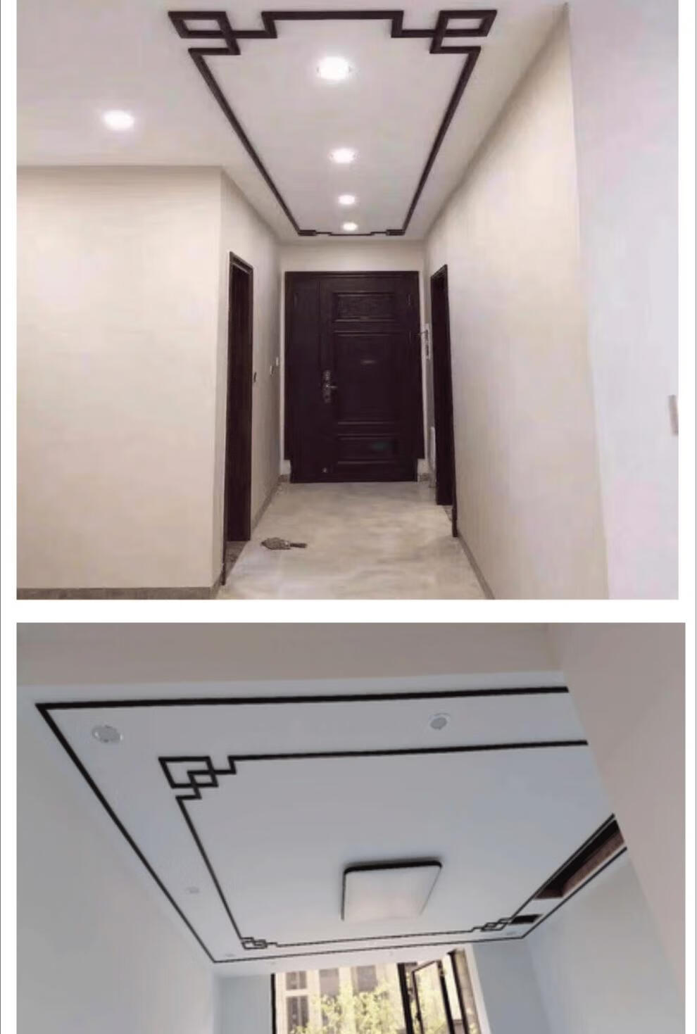 实木线条装饰木条新中式吊顶装饰木线条阴角线l线实木角花客厅背景墙