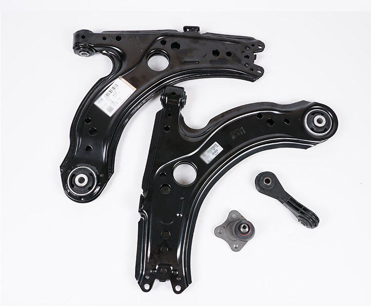 工马适用于新捷达新桑宝来朗逸高尔夫4朗行三角臂总成下摆臂下支臂胶