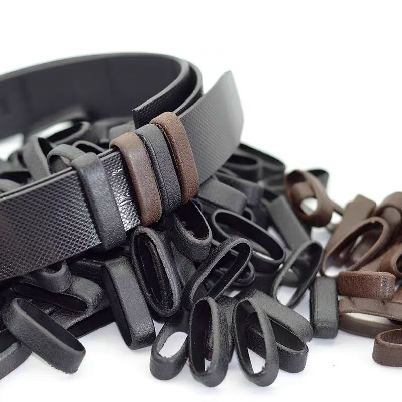 妲茵皮带圈环男生牛皮腰带皮圈环连接皮带尾部固定圈环配件皮套钥匙扣