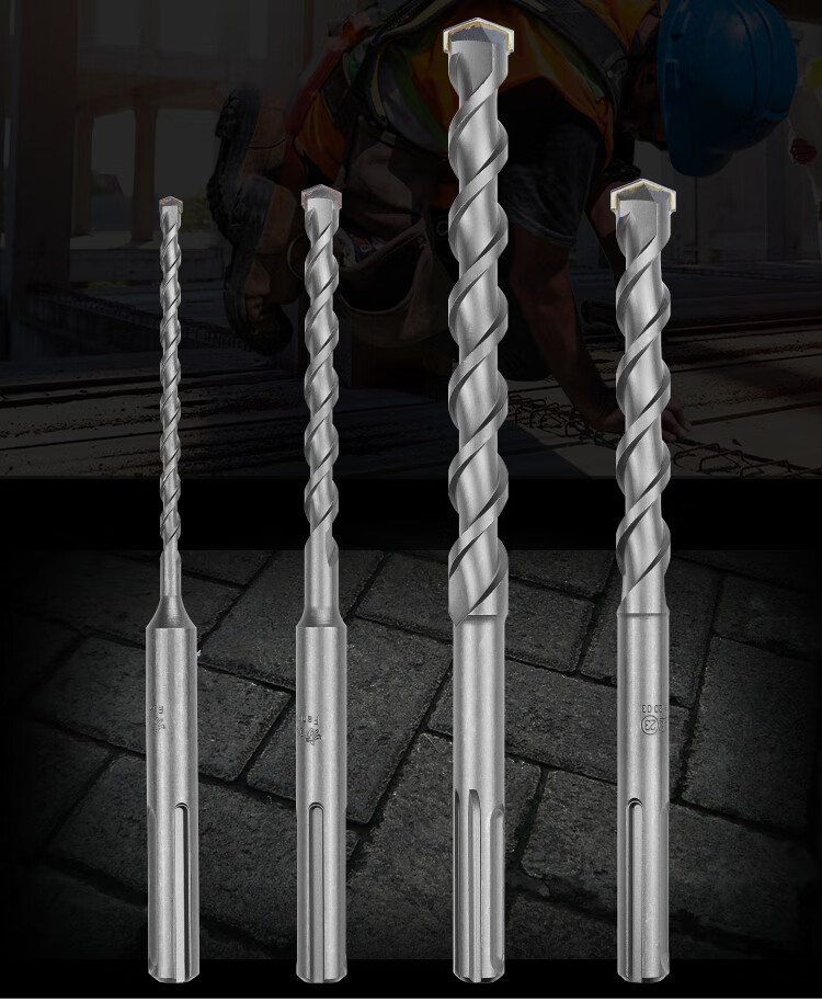 【推选好货】喜利得方大王五坑电锤钻头混凝土穿墙加长冲击钻适配