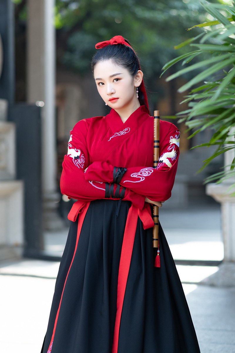 恒源祥集团官方彩羊高档轻奢男装侠客武侠风汉服男女中国风原创齐腰