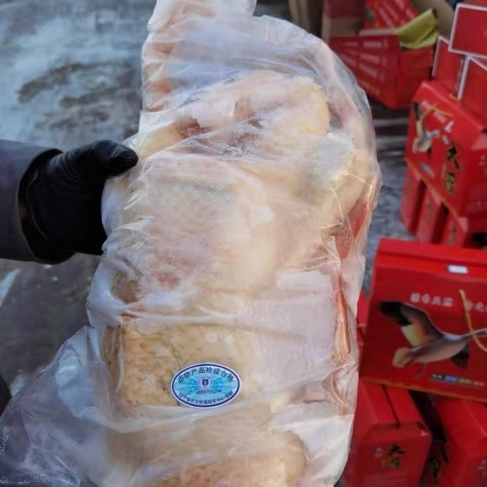 东北特产大雁查干湖周边大雁鹅现杀速冻5-10斤净重礼盒送礼大雁肉 8-9