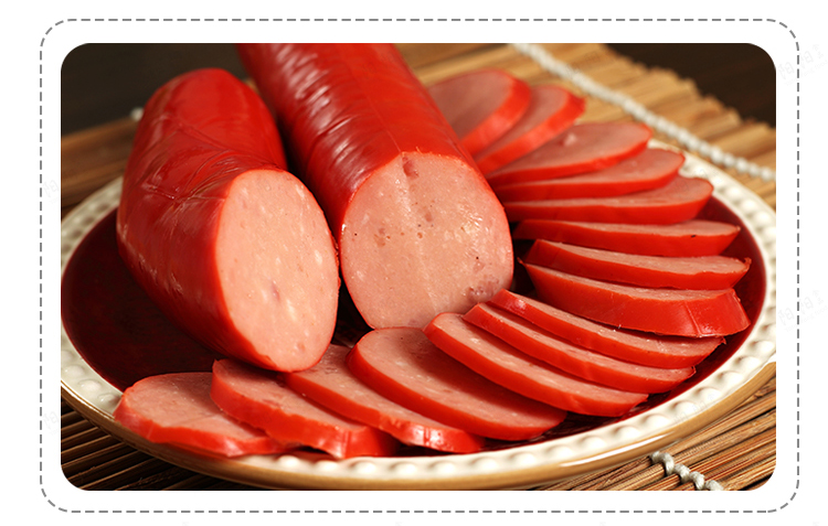 上海特产风味大红肠300g20支冷冻低温真空包装香肠零食品【图片 价格