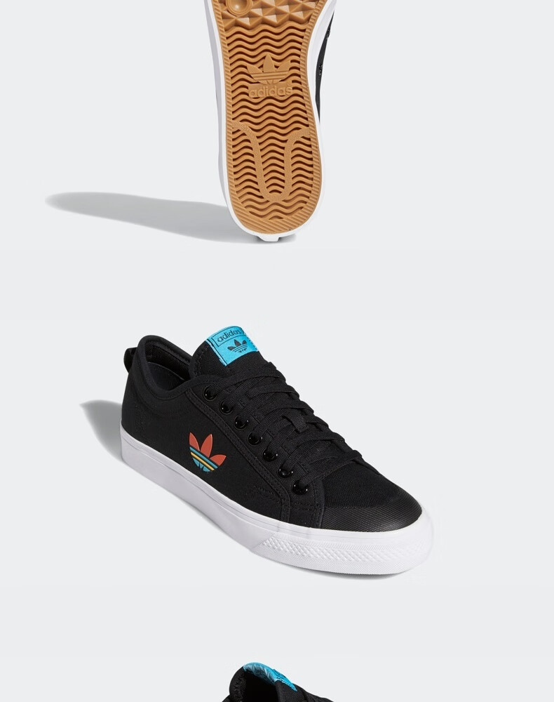 阿迪达斯官网 adidas 三叶草 nizza trefoil 男女经典运动鞋fw4540