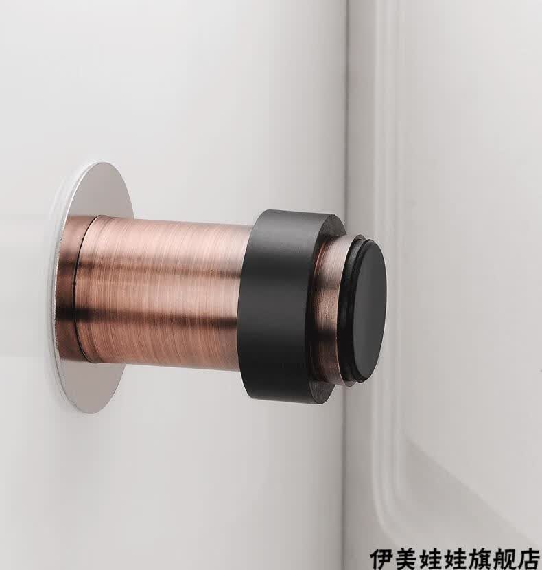 2022新款入户门限位器免打孔门碰加长门档防撞卫生间门顶橡胶门挡玻璃