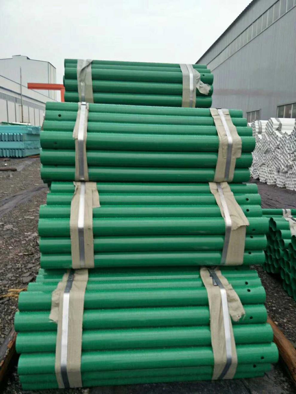 波形护栏高速公路乡村道路桥梁喷塑热镀锌二波三波防撞安防护栏板