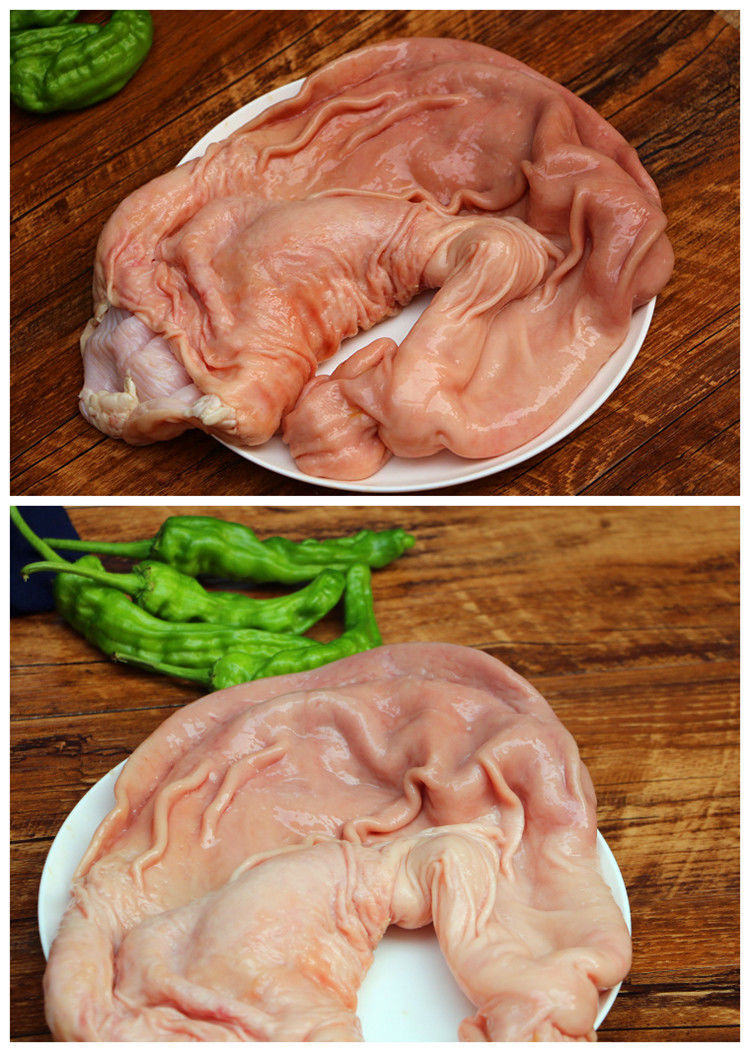 新鲜现杀4只装新鲜猪肚生猪肚黑猪肚2只生鲜猪肉猪肚子新鲜整只新鲜猪