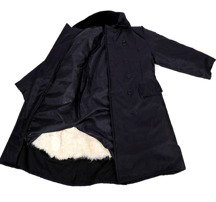 东北羊毛军大衣真皮毛一体羊皮男冬季加厚长款皮毛一体冷库保暖棉大衣