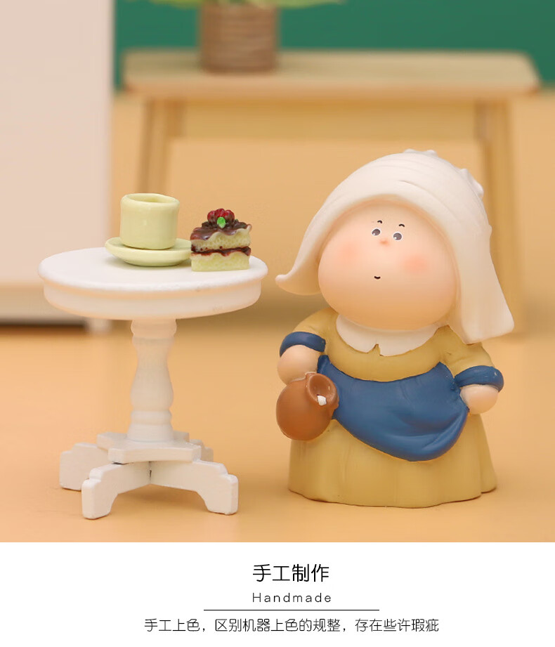 迪士尼商城同款月半胖艺术家盲盒创意可爱摆件女生闺蜜同学生日礼物