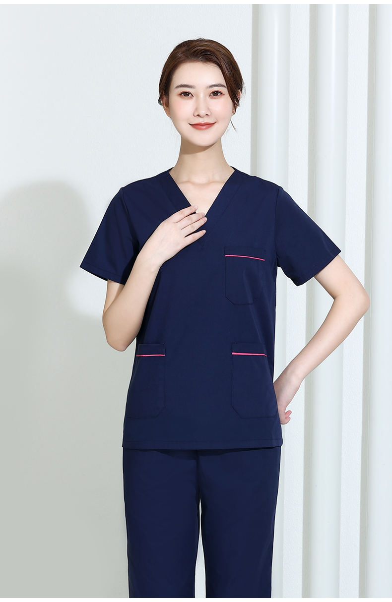 洗手服洗手衣钕长 袖全棉刷手服男短 袖口赠送随机礼品定制款 男洗手