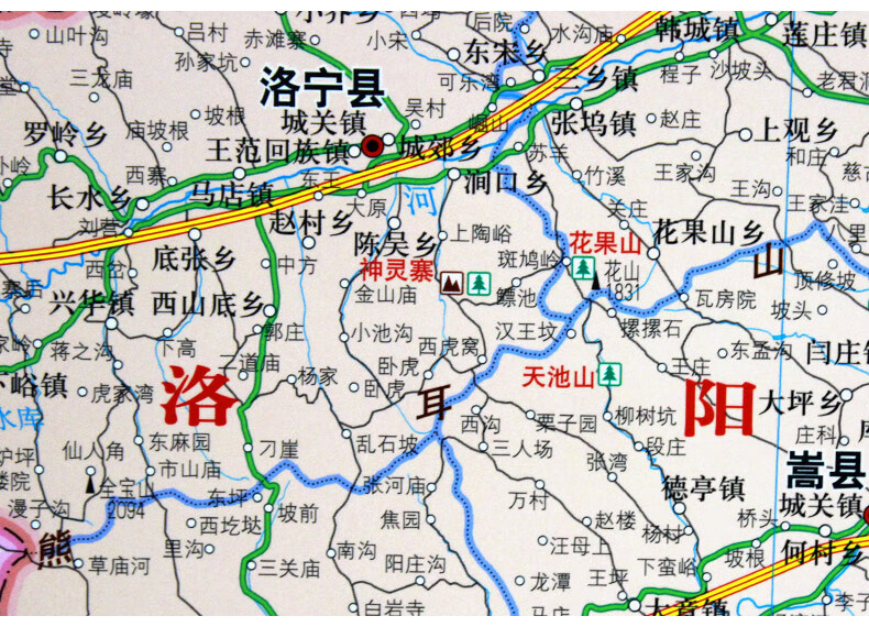 河南省道225线地图图片