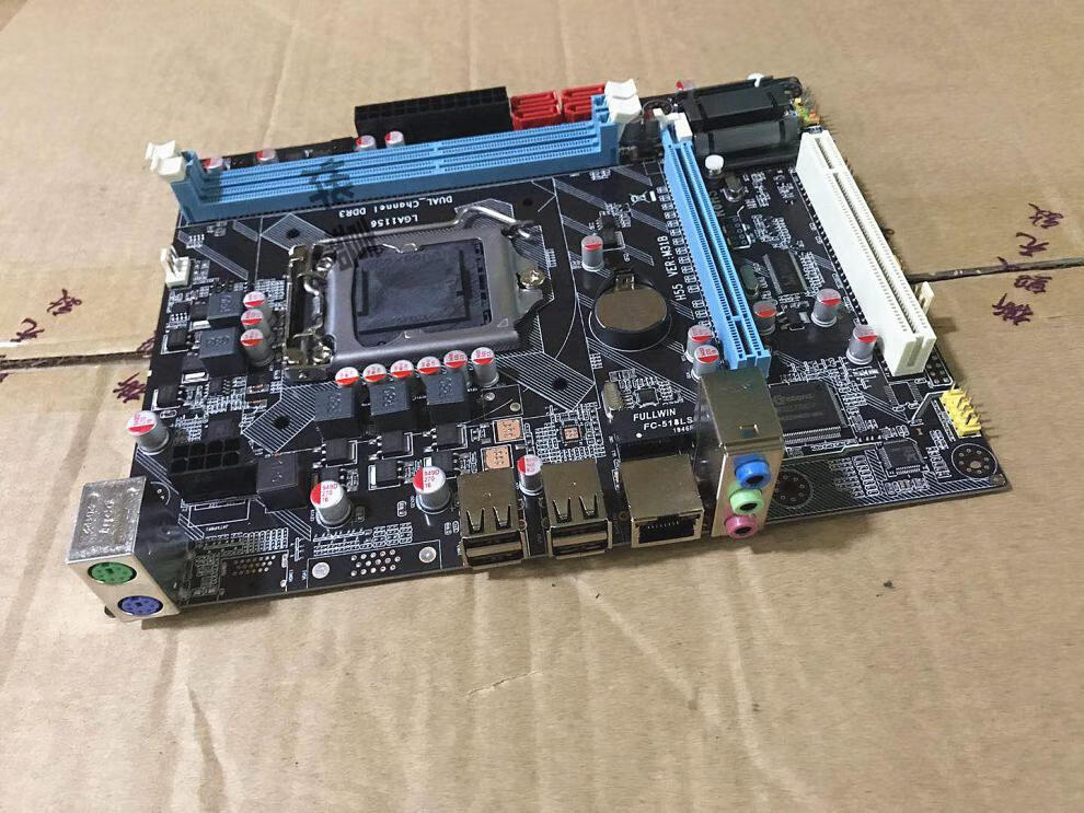 全新h55主板电脑台式1156针主板支持i3 i5 i7四核cpu套装ddr3内存