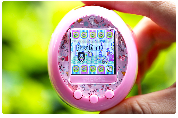 宠物机 2022万代 礼物usmart怀旧pix中文彩屏游戏 梦龙电子宠物机玩具