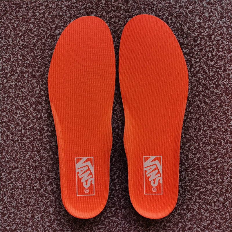适用万斯鞋垫匡威减震男女运动篮球vans板鞋帆布范斯半码鞋垫白色带框