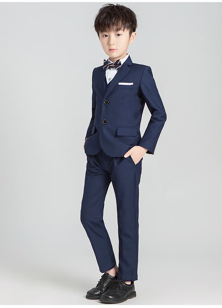 巴拉巴拉旗下官网新品2022新儿童西装套装夏男童花童礼服男孩小西服