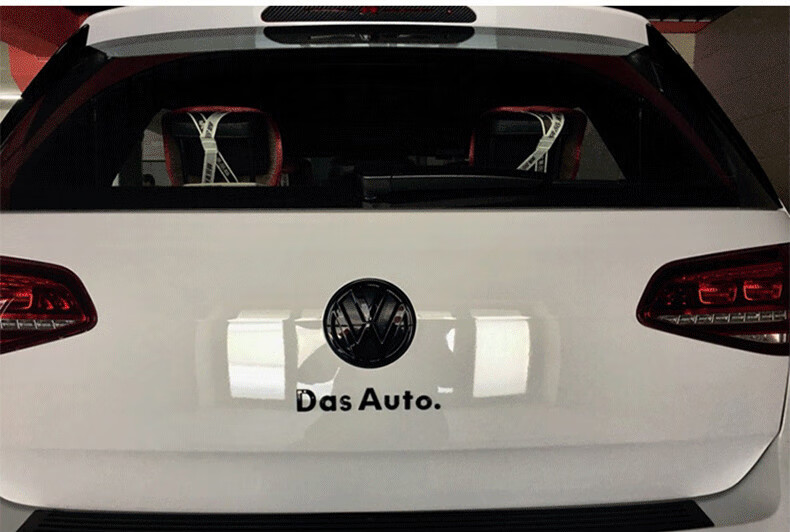 车标高尔夫cc迈腾凌渡途观volkswagen尾字母贴车标贴 大众das auto.