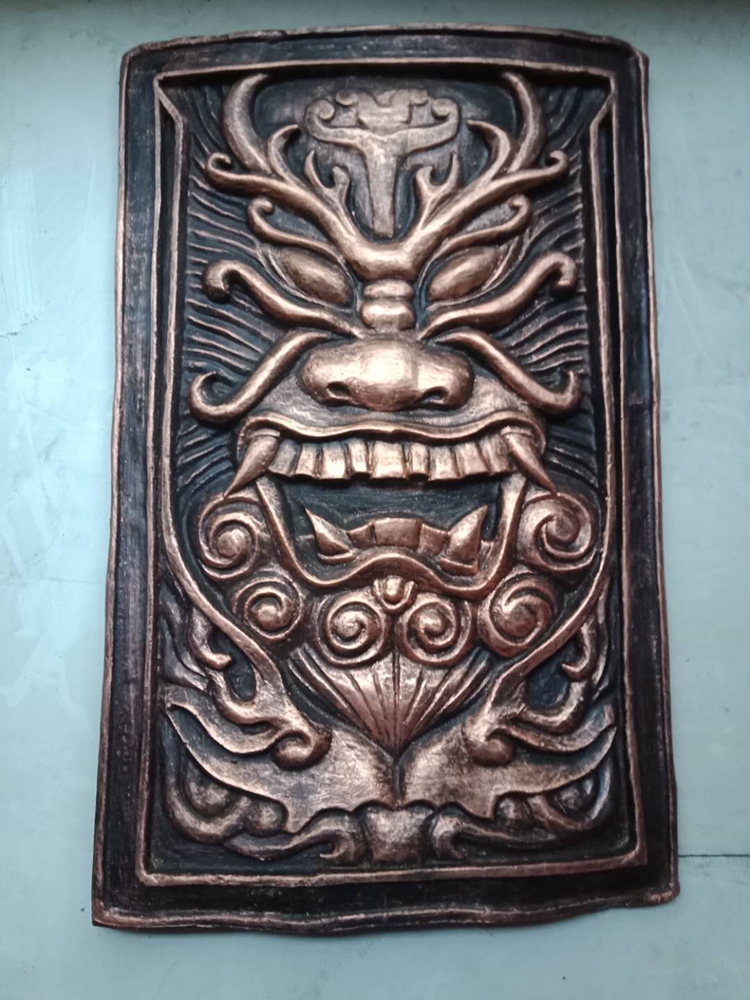 【2022新款】 仿中国古代士兵盾牌古装演出拍摄道具将军酒吧密室布景