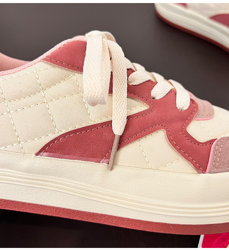 大东新款小众设计鞋子帆布鞋潮鞋ins女鞋港风板鞋厚底名品天成米粉39