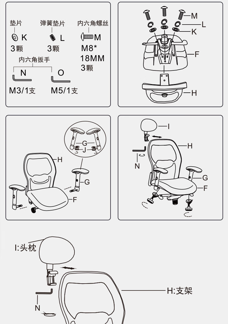 老板椅结构图解图片