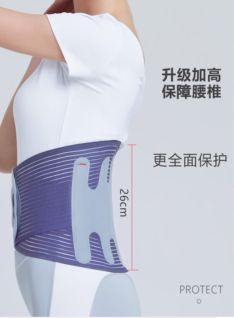 坐骨神经腰托脊椎牵引固定器 四季支撑款(热压一体成型) l【图片 价格