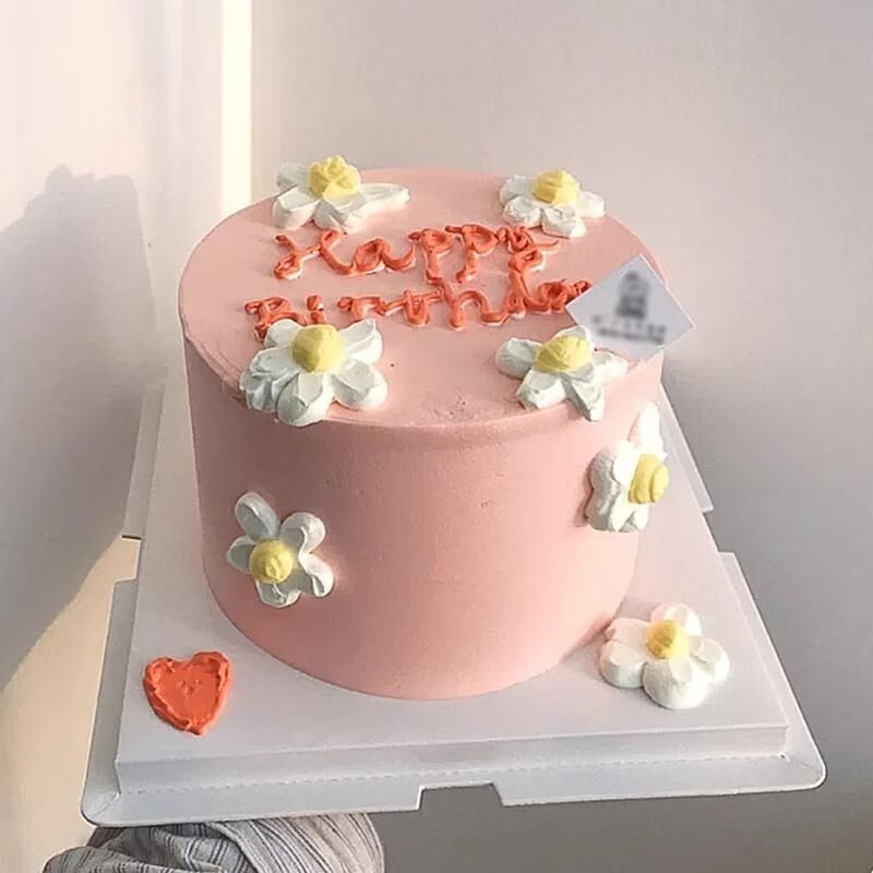 生日蛋糕装饰生日蛋糕同城配送网红ins创意复古生日蛋糕北京朝阳海淀
