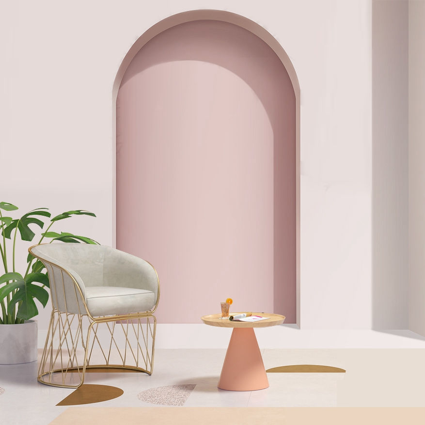 ins网红主播直播间背景墙纸抖音服装店装饰壁纸墙布3d石膏线轻奢六一