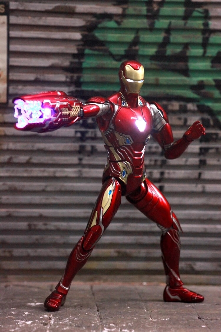 mk44反浩克装甲 1/12超合金属cs钢铁侠可动发光新版 合金反浩克豪华版