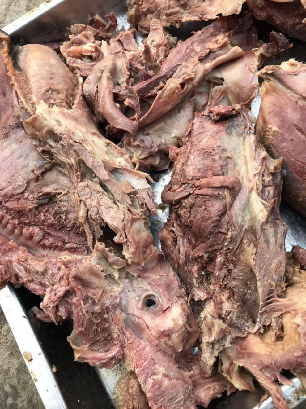 熟驢頭肉驢臉肉驢舌頭五香驢肉驢肉火燒二斤 三斤五香驢頭肉(申通)