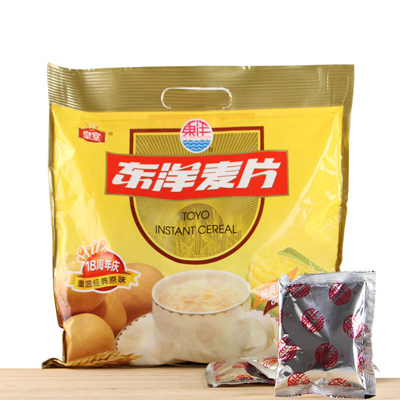 东洋麦片皇室东洋营养麦片原味600g奶香谷物早餐冲饮品即食燕麦片东洋