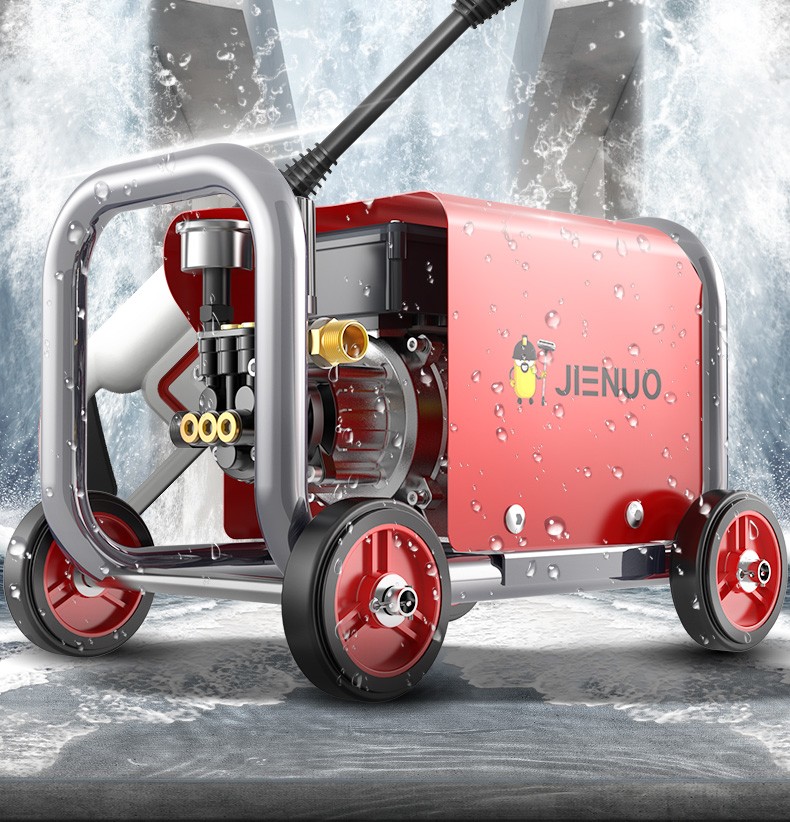 杰诺洗车机多功能便携式高压清洗机商用工业大功率泡沫水泵全自动汽车
