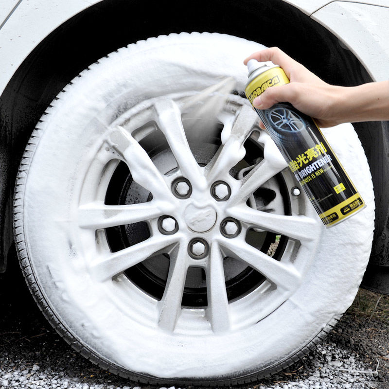 汽车轮胎蜡轮胎宝光亮剂养护去污上光泡沫护理清洁镀膜清洗剂用品
