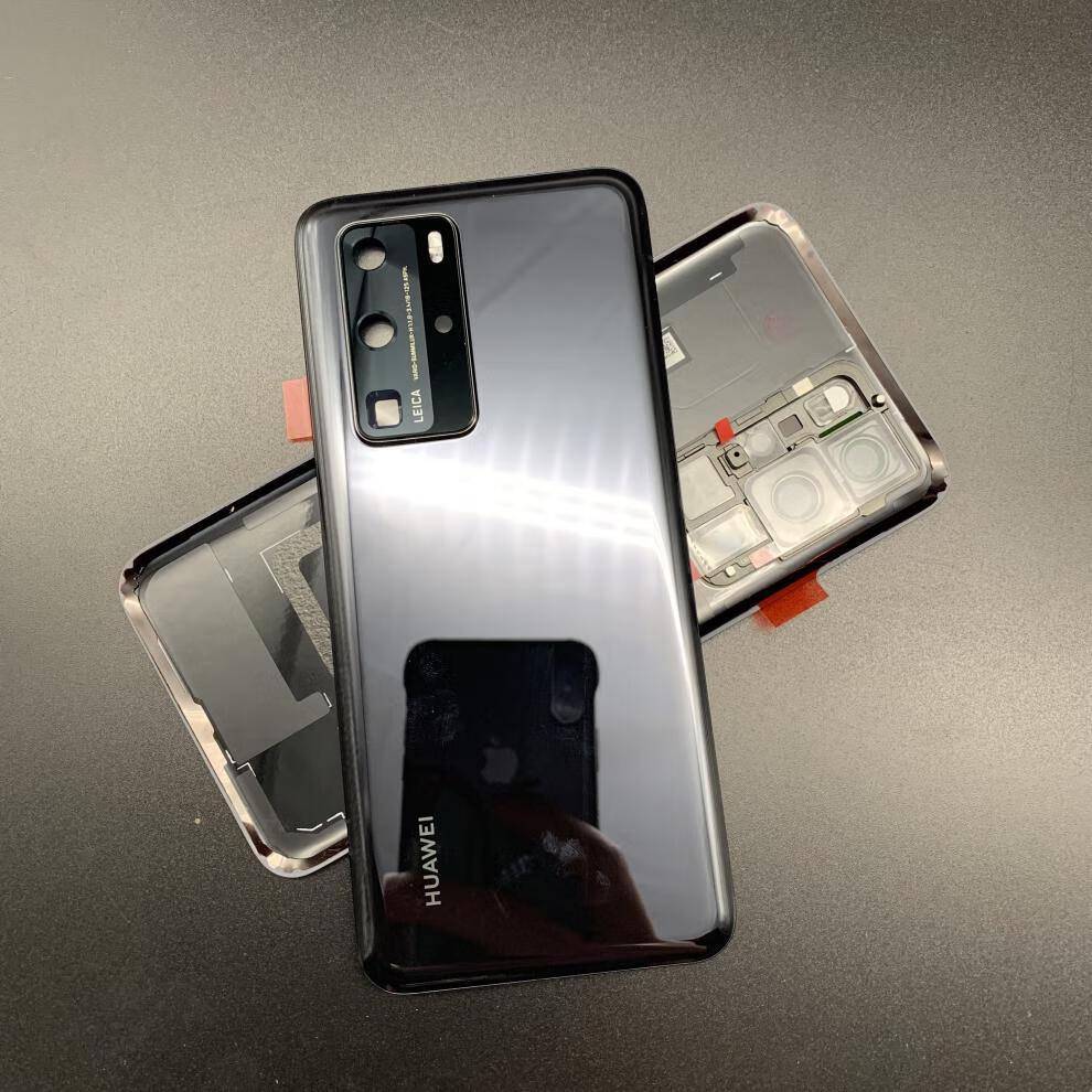 适用适用华为p40原装玻璃后盖p40pro手机纯原后壳原厂电池盖背屏外壳