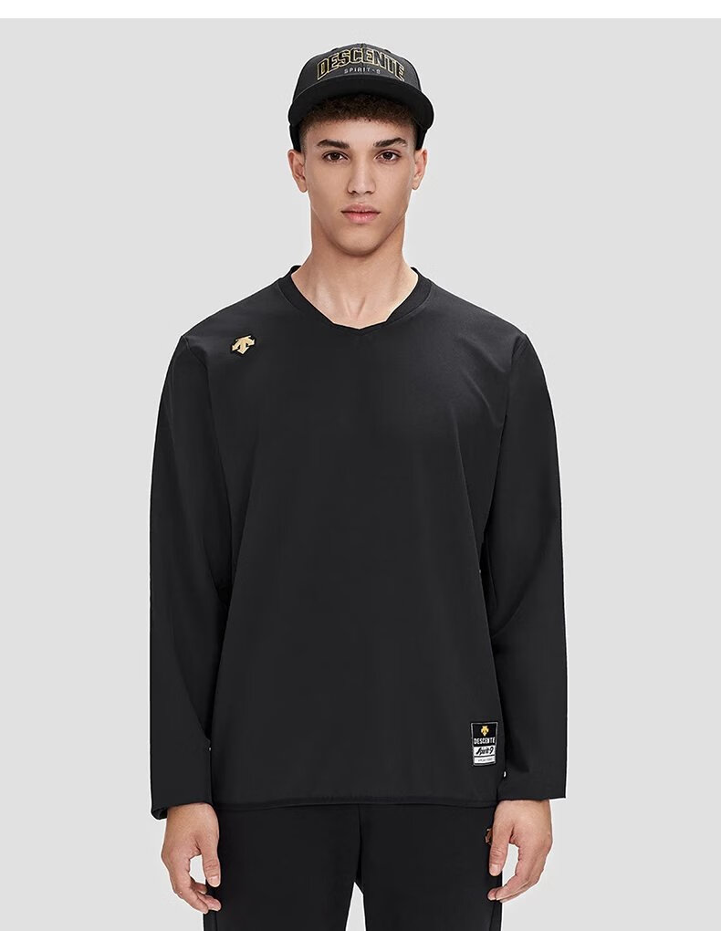 迪桑特(descente)卫衣baseball棒球系列男子梭织套头运动旗舰男装女装