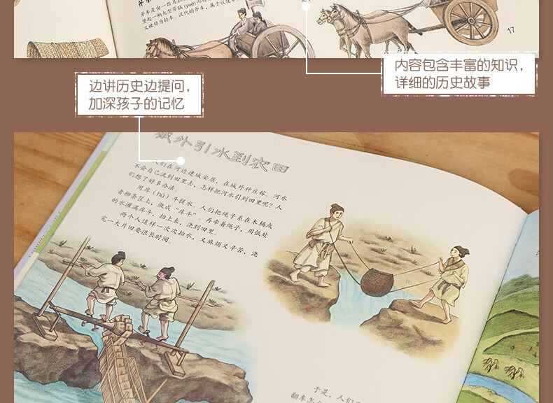 中国国家博物馆儿童历史百科绘本套装5册中国历史绘本