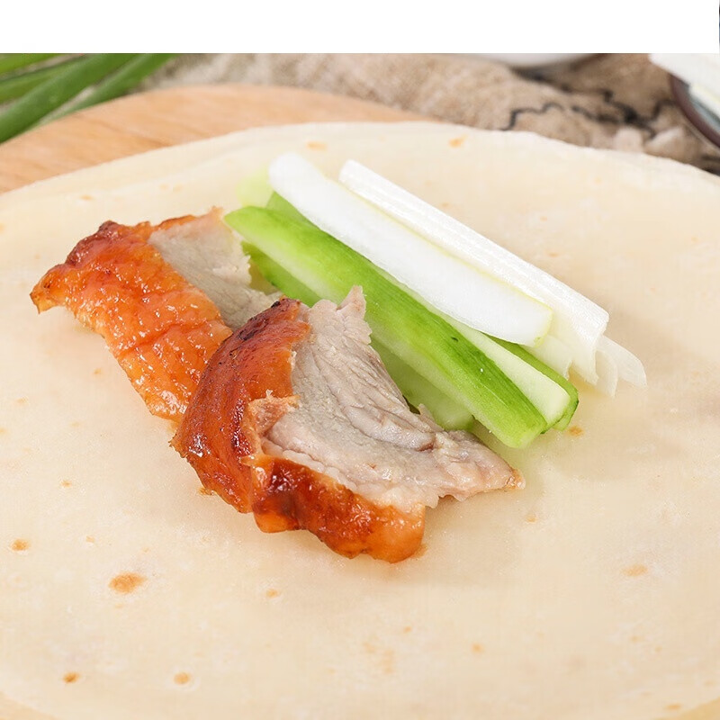 北京烤鸭饼春饼荷叶饼烤鸭面皮薄饼糊饼煎饼片皮鸭面皮100张
