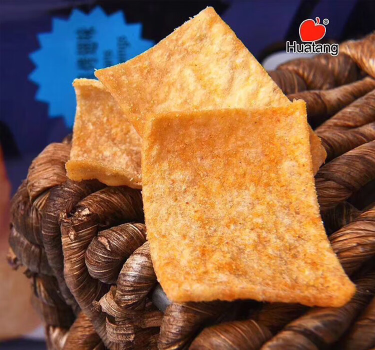 网红零食华糖山药脆片超大包山药薯片山药片薄片192克2袋田园番茄味