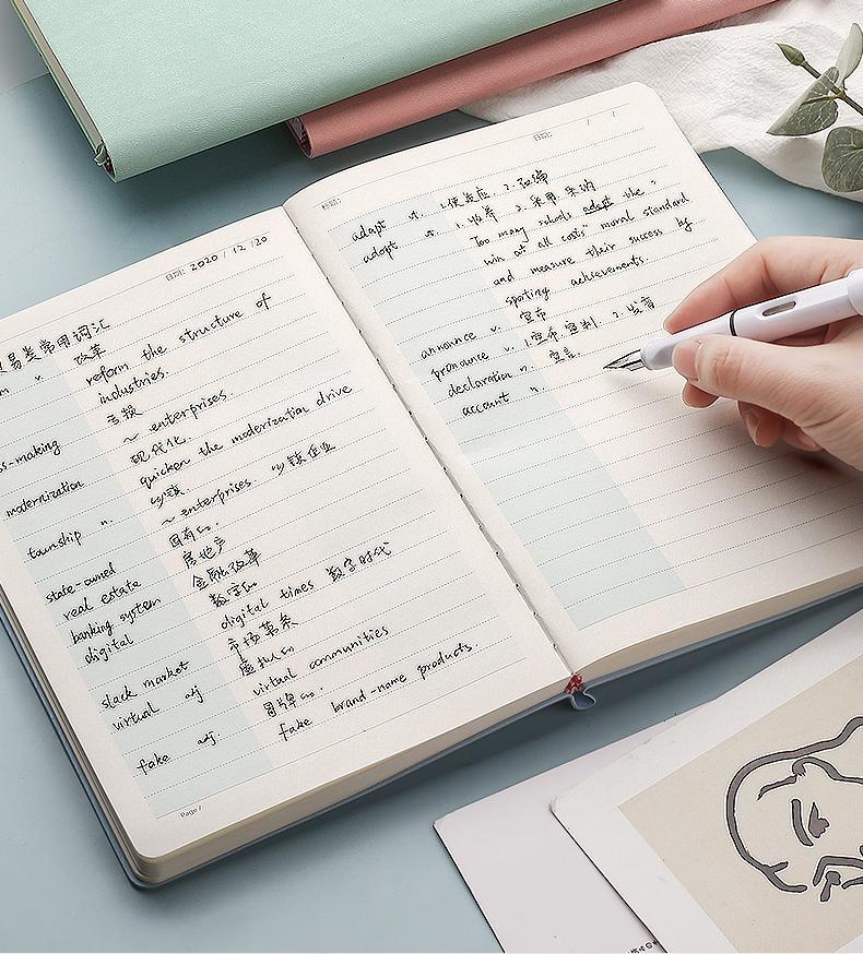a5英语单词本高颜值简约ins风四级单词记忆积累记录本大学生考研 雅思