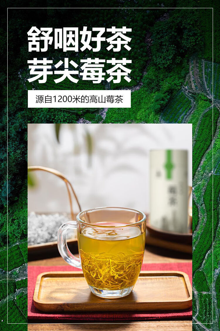 太土了特级野生芽尖永顺梅茶湖南特产霉茶黄酮礼盒 【袋装50g】特.级.