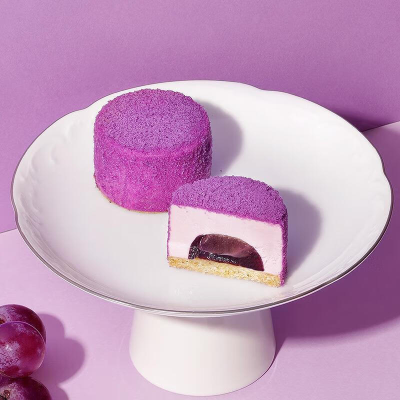 好利来雪绒芝士微醺联名rio微醺联名雪绒芝士多肉葡萄网红甜品糕点