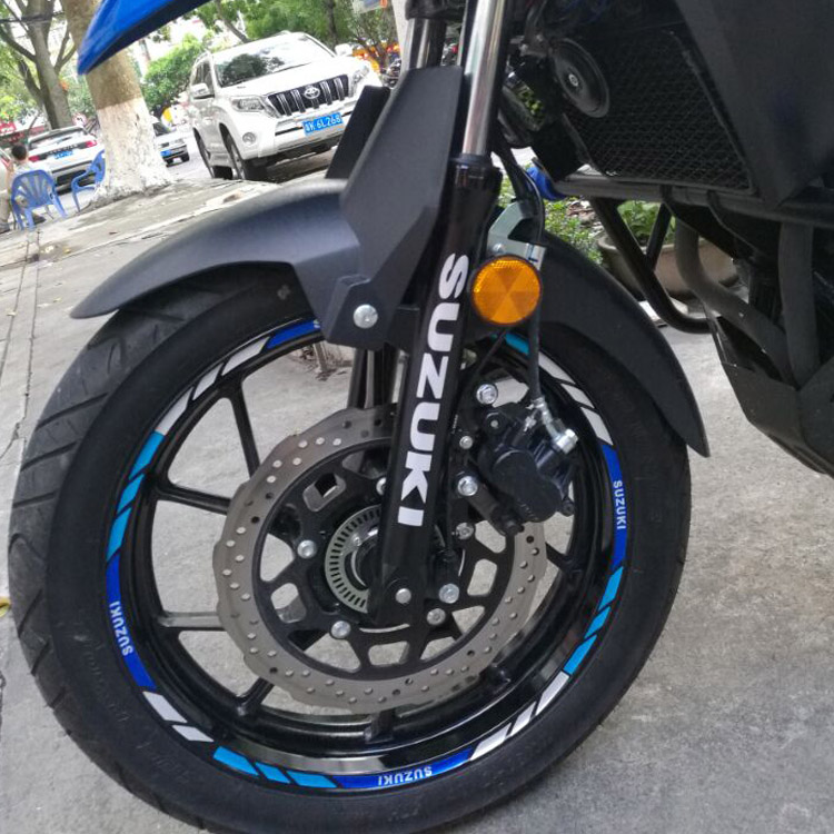 qefh适用于个性摩托车改装配件dl250全套反光车贴软胶油箱防刮保护膜