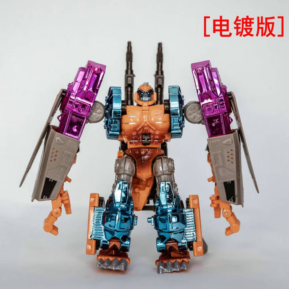 超能勇士金属变体 变形玩具猛兽侠超能bw霸王龙四变猩猩金属变体黄豹