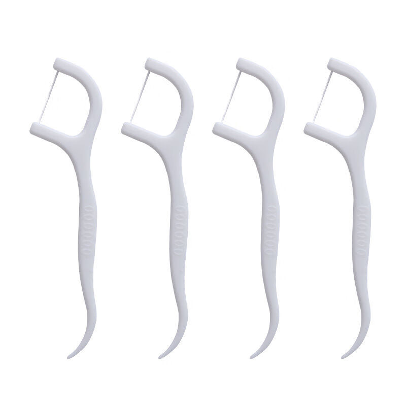 牙线棒家庭装清洁剔牙器牙缝剔牙棒成人一次性超细牙线牙线棒 盒子(50