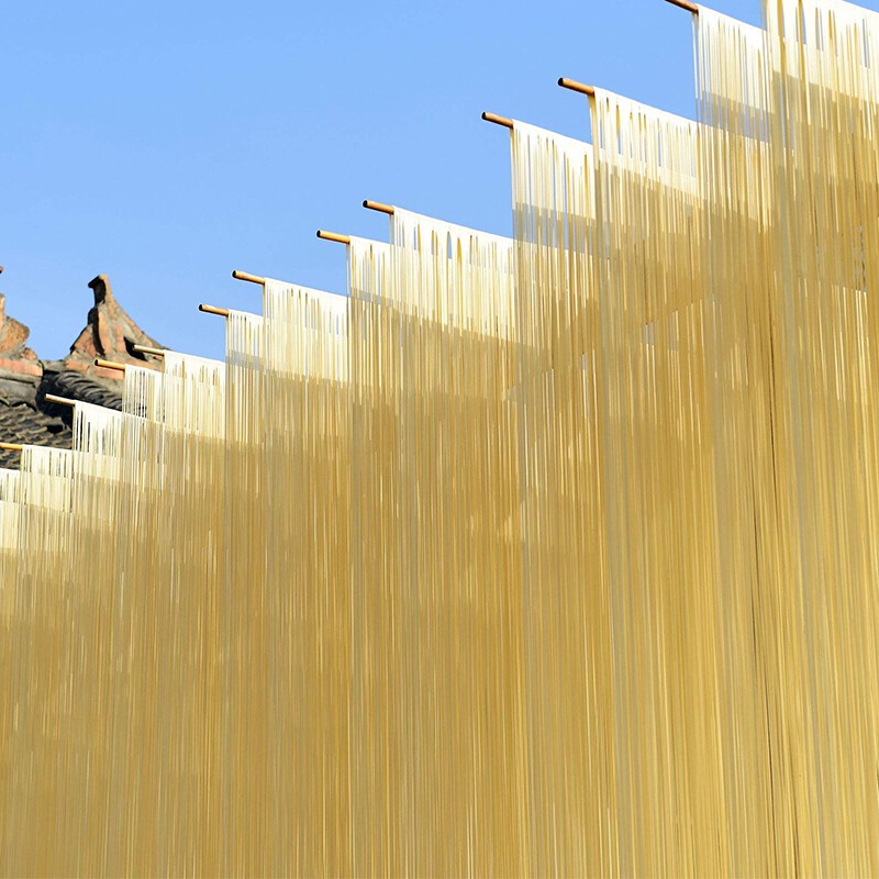 张爷爷手工空心挂面陕西吴堡老张家手工空心挂面纯手工陕西挂面拍份