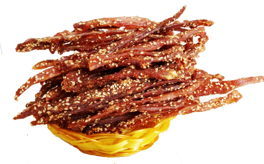 广西河池宜州刘三姐特产顺口宜牛肉条香辣牛肉干甜味零食3袋160克牛肉