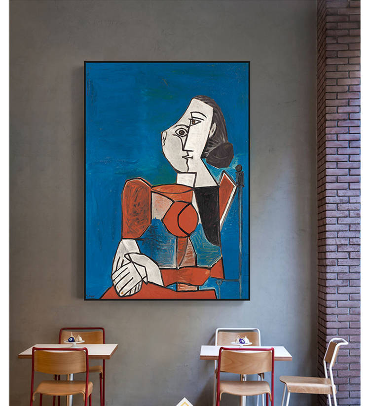 【精选】毕加索抽象艺术客厅装饰画玄关野兽派挂画大师世界名画走廊挂