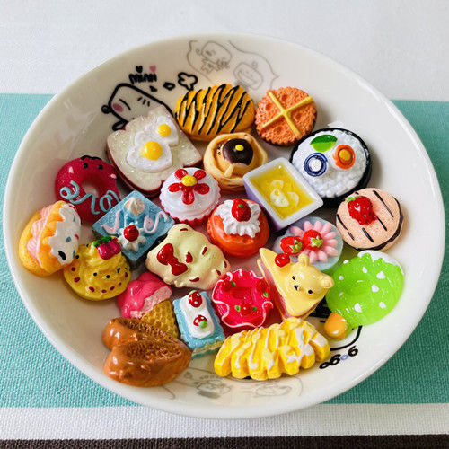 食玩盲盒微缩迷你食玩盲袋仿真过家家迷你超市食物瓶子模型摆件 10个